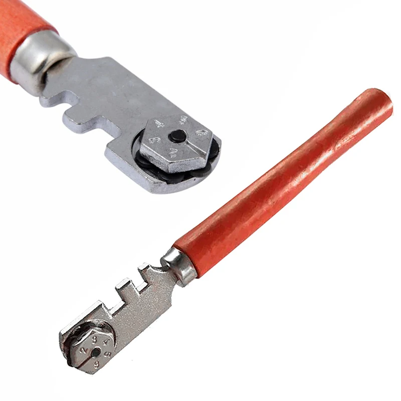 

130mm Professional Portable Diamond Tipped Glass Tile Cutter Window Craft For Hand Tool