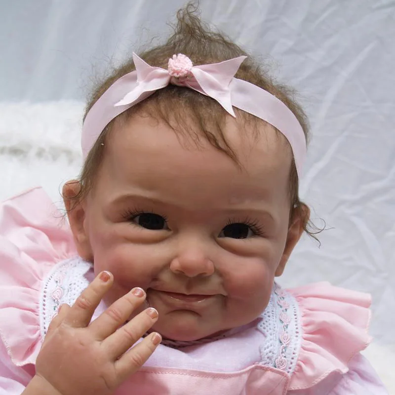 

New Arrival 46CM Reborn Baby Doll High Quality Realistic Handmade Baby Dolls Lovely Silicone Newborn Doll Toys For KIDS Birthday