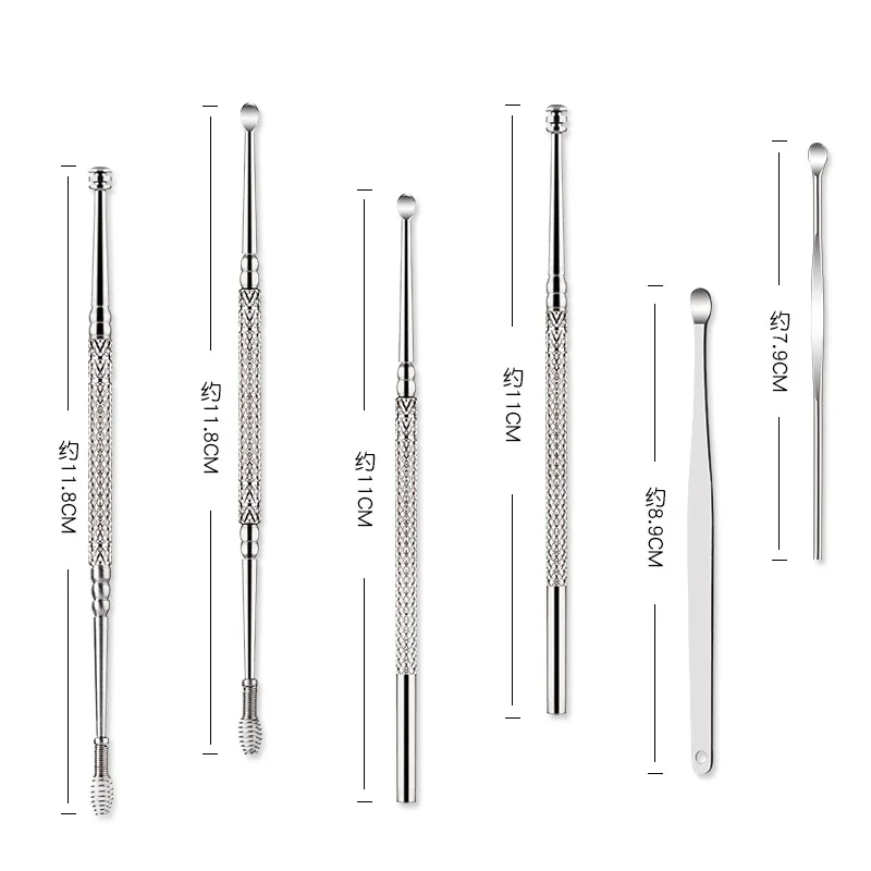 

Ear-picking Useful Product Ear Ear Pick Dig God Ear Party Cleaner fa guang kou 8 Pieces Adult Ear Cleaning Tool Kit