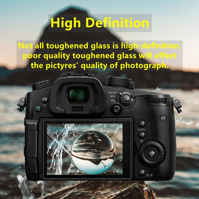 Pellicola Vetro Temperato Per Panasonic Lumix S5/S5II - 3 Pezzi Anti-Graffio - Foto 4