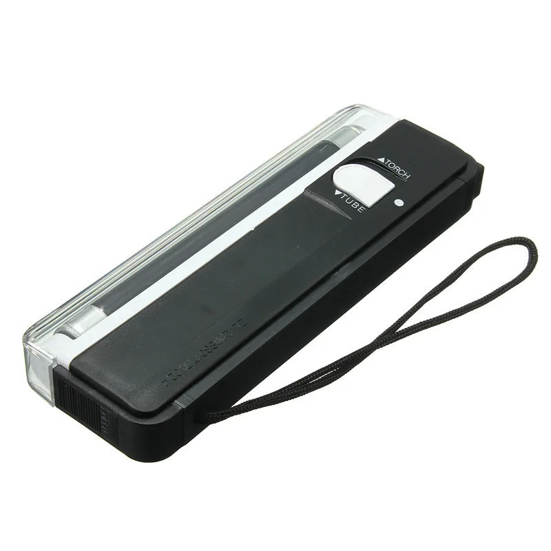Portable Ultraviolet Lamp 2in1 Flashing Torch Blacklight UV LED Light Tube Bulb Handheld Money Detector Battery Powered 6V uv flashlight