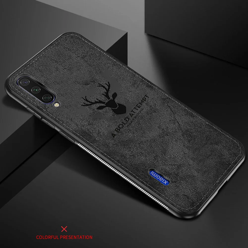 Чехол для Xiaomi Mi 9 Lite, тканевый чехол, прочный ТПУ чехол для телефона для Xiaomi Mi A3 A 3, чехол, полная защита, бампер, мягкий чехол