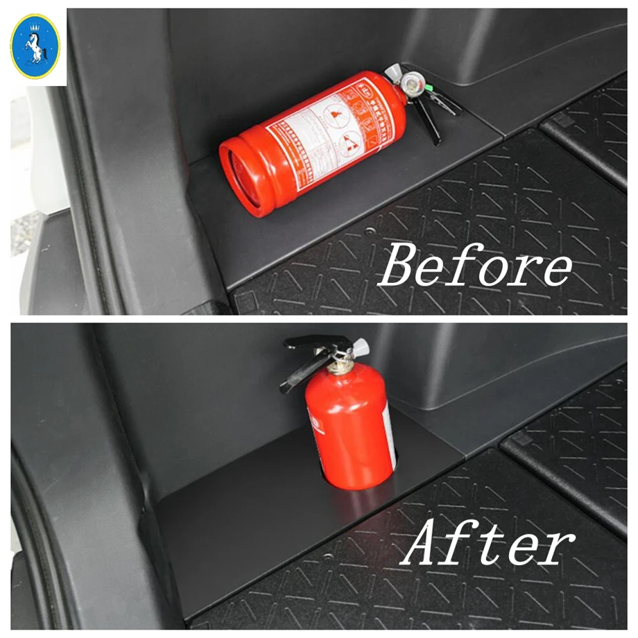 Accessories Boot Fire Extinguisher Support Beverage Cup Holder Trunk Rack Storage Case For