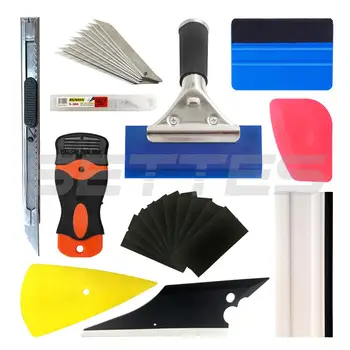 

Carbon Fiber Car Tools Vinyl Wrap Film Sticker Wrapping Tools Window Tint Foil Magnetic Stick Squeegee Razor Scraper Cutter Knif