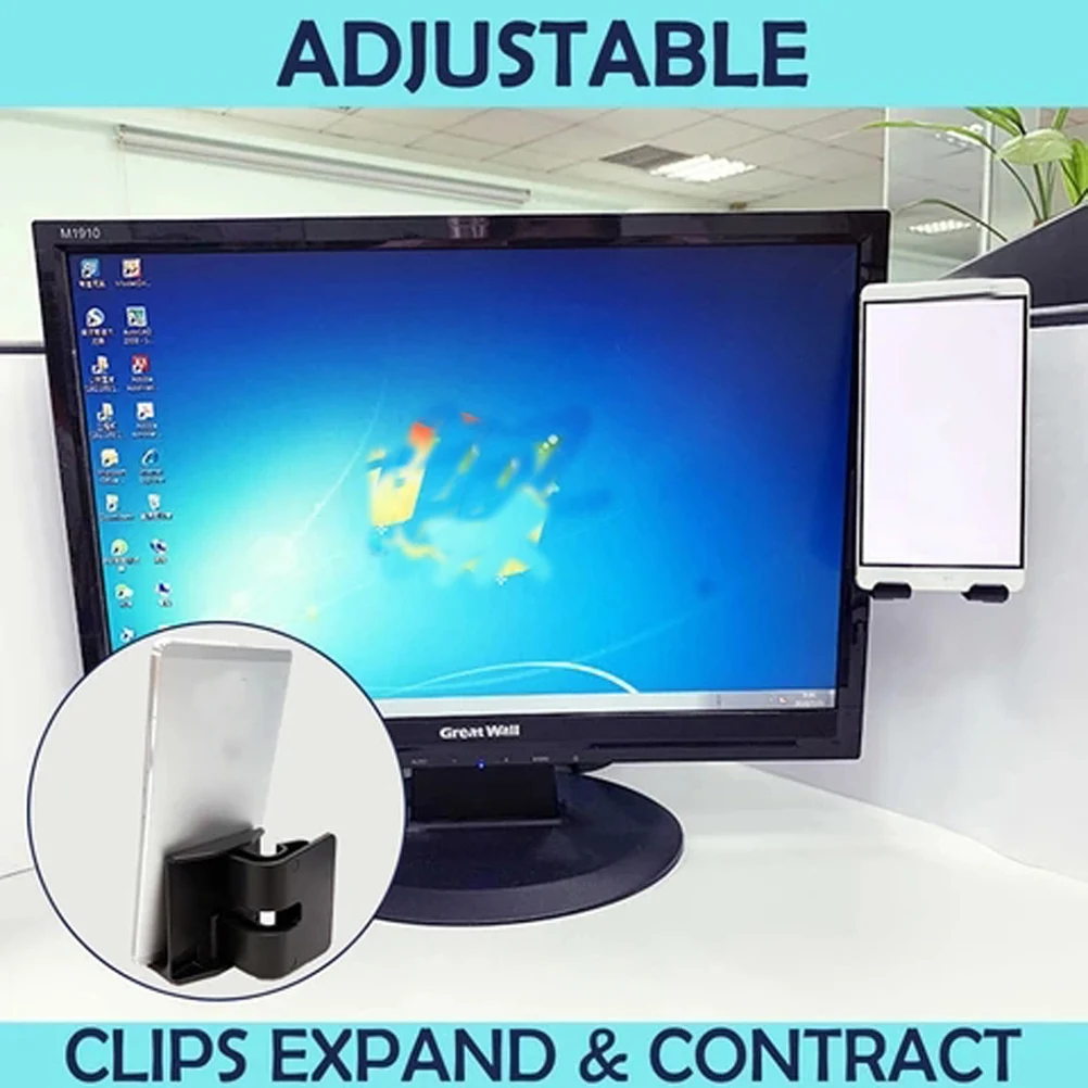 Cell Phone Holder Computer Laptop Screen Side Phone Holder Stand Laptop