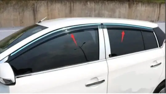 Специально используется для- для Toyota в YARiS L дождь, чтобы блокировать специальное окно дождь украшение фар
