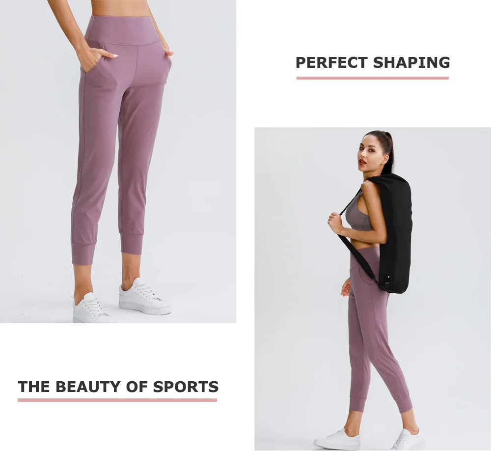 Moonglade Yoga Pants High Waist With Pocket Leggings Sport Women Fitness Workout Clothes Loose Sports Wear Gym Leggins Push Up