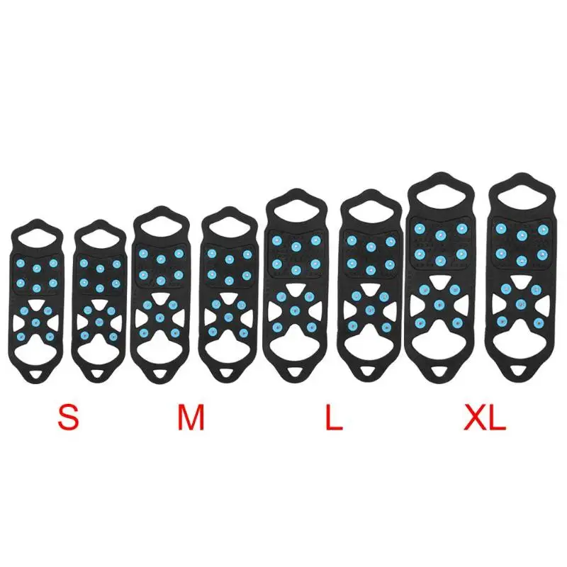 11 заклепок, скобы, шипы, противоскользящие, прогулочные, цепляющиеся шипы, уличные сапоги, сапоги со льдом, захваты для снега, противоскользящие, обувь, чехлы
