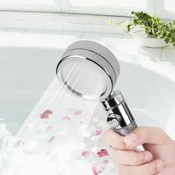 

Electroplating ABS Pressurize Shower Head with Filter Bathroom Shower Equipment G1/2" hand shower pommeau de douche