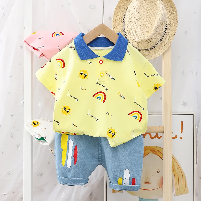 Baby Boys Clothing Sets 2020 Summer Toddler Infant Shorts Sleeve
