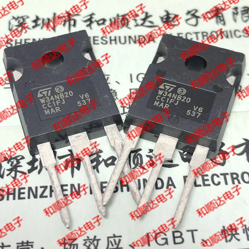 10 шт./лот W34NB20 STW34NB20 новые имеющиеся в 247 200V 34A