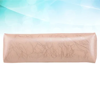 

Manicure Hand Pillow Manicure Rectangle Leather Hand Pillow Large Size Hand Pillow (Golden Brown)