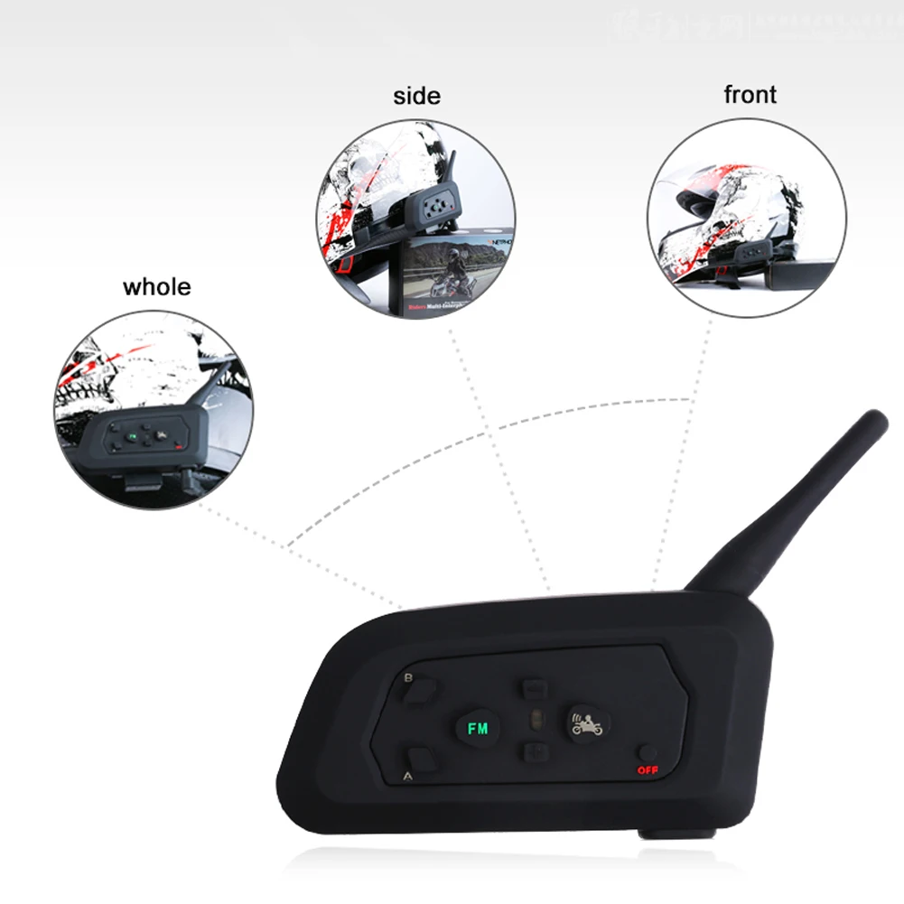 Bluetooth-интерком V4 1200M водонепроницаемая беспроводная гарнитура для