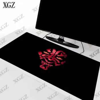 

XGZ Star Wars Faces Black Large Gaming Mouse Pad Lockedge Mat Laptop Computer Keyboard Desk for Dota CSGO pad