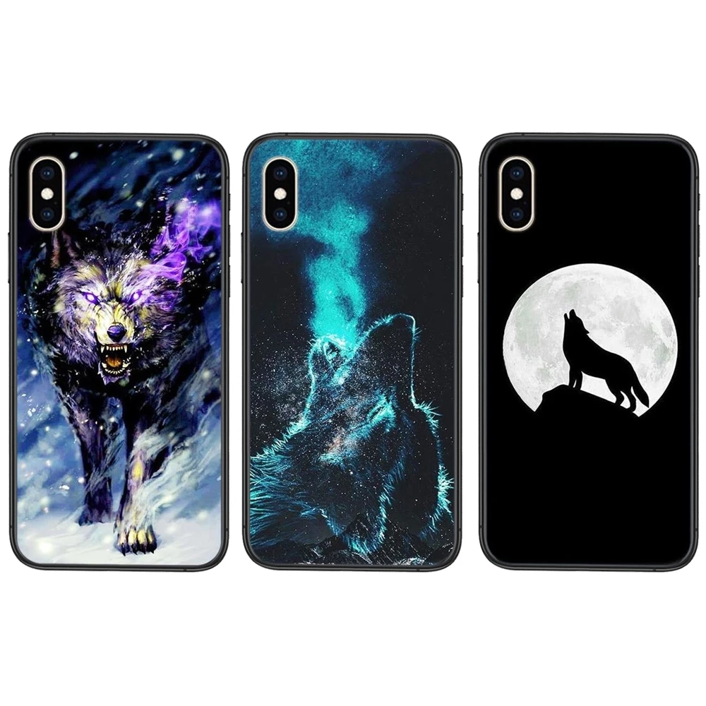 Moon Roaring Wolf Ebay для Huawei Honor 8A 8C 8X 9 9A 9I 9X 10 10I 10X 20 20I 20S V10 V40 Lite P9 черный водонепроницаемый
