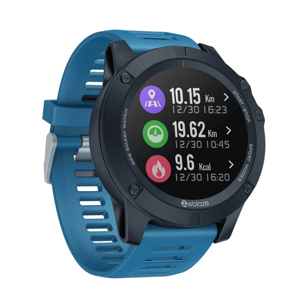 Zeblaze VIBE 3GPS Heart Rate Monitor IP67 Waterproof Sport  4.0 Smart Watch GPS/GLONASS Positioning Smartwatch Android