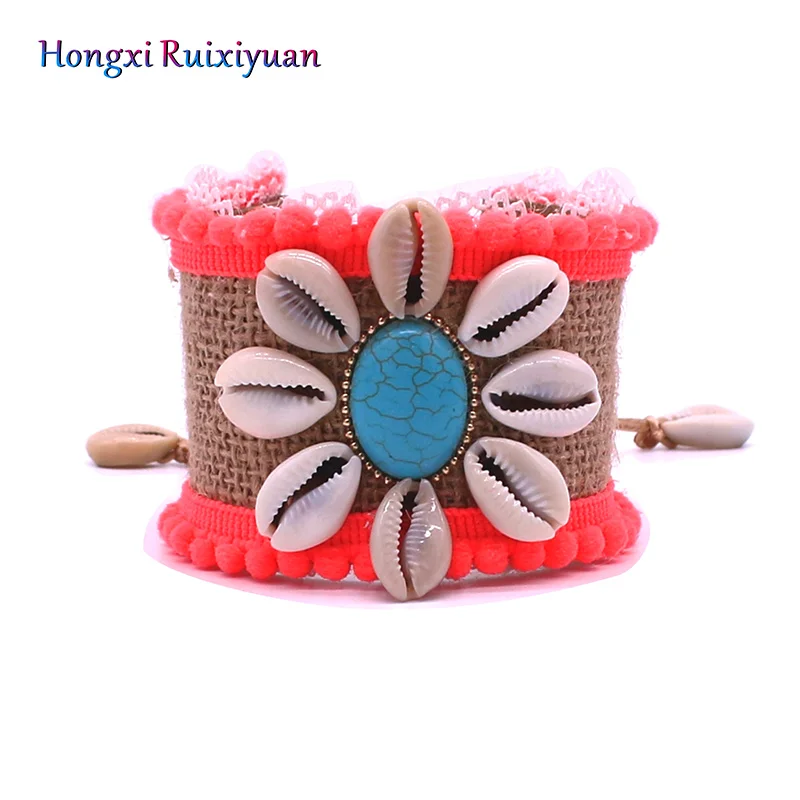 Bohemian Bracelet Retro Lace Jewelry Shell Flower Unique Creative Design Women Fashion Gift Jewelry|Браслеты| |