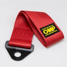 

26cm High-Strength Nylon Tow Strap Universal Car Racing Tow Ropes Auto Trailer Ropes Bumper Trailer Towing Strap With Nut Max 2T
