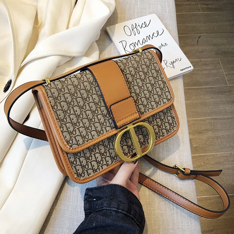 

WOMEN'S Bag 2019 Autumn And Winter on New Style Shoulder Bag Textured France Non-mainstream Bag Western Style Square Sling Bag W