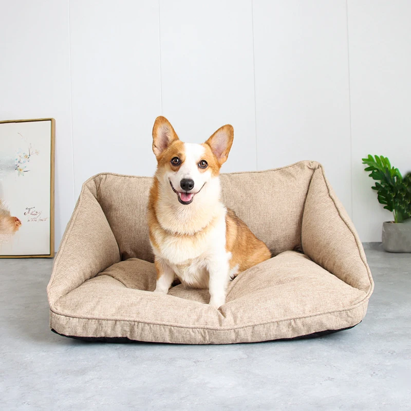 Orthopedic Pet Sofa Dog Bed For Small Medium Dog Calming Pet Bed