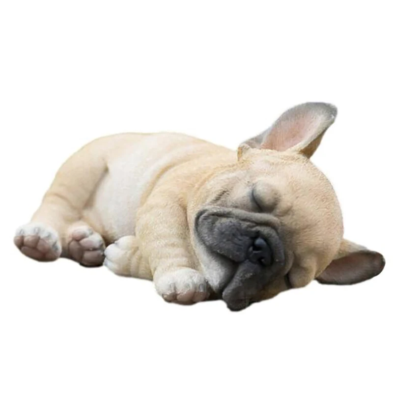 Скульптура французского бульдога украшение статуэтка собаки уличный садовый