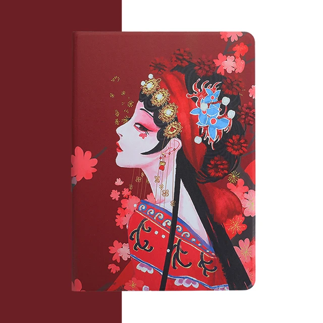 Tablet Case For Xiaomi Mi Pad 4 Case 8.0'' 2018 Mipad4 mi pad4 Folding Folio Cover Funda Painted Flip Stand Protective Shell Peking Opera