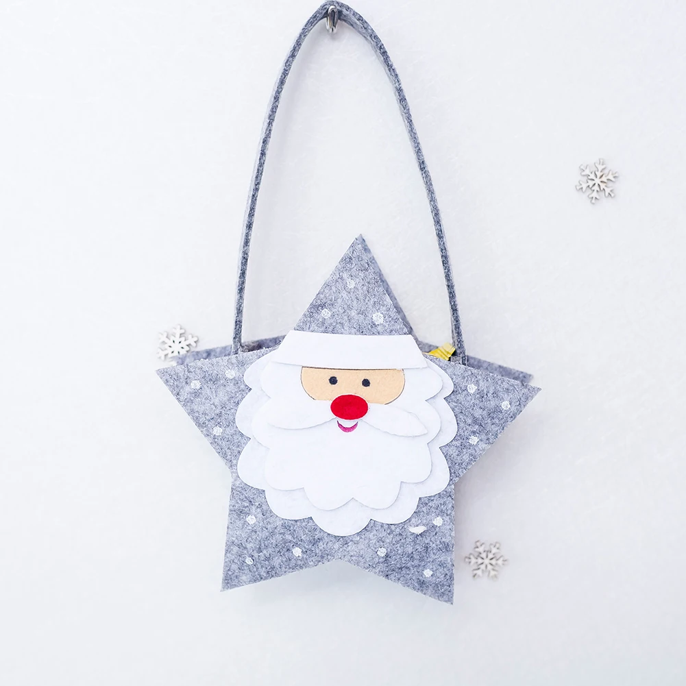 Cartoon Portable Felt Mini Candy Handbag Cute Decoration Fabala Christmas