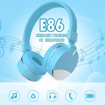 

E86 Wireless Bluetooth Foldable Headset Voice Prompt Earphone for iOS Android Elliptical Earmuffs Comfortable and Safe Wear