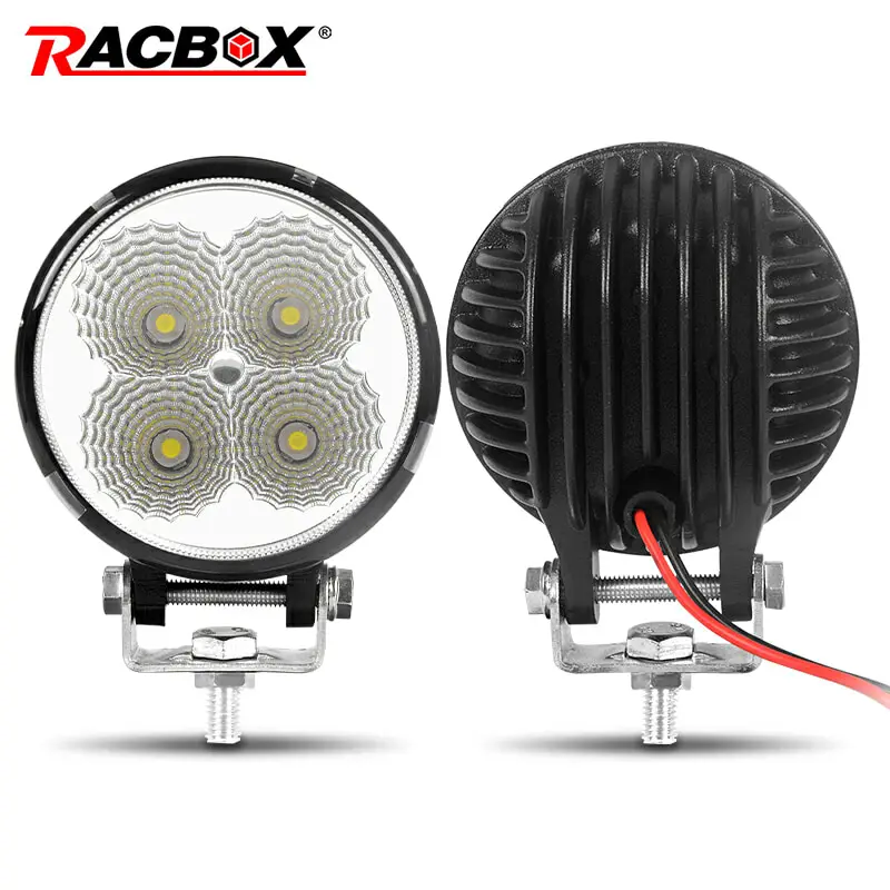 Racbox 3 5 4 дюймовый мини светодиодный рабочий светильник круглый стиль прожектор