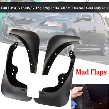 

4X Car Mud Flaps Guards for TOYOTA YARIS 2005~2011 HATCH Splash Mud Flap Mudguard Accessories Universal Auto Mudguards Dropship