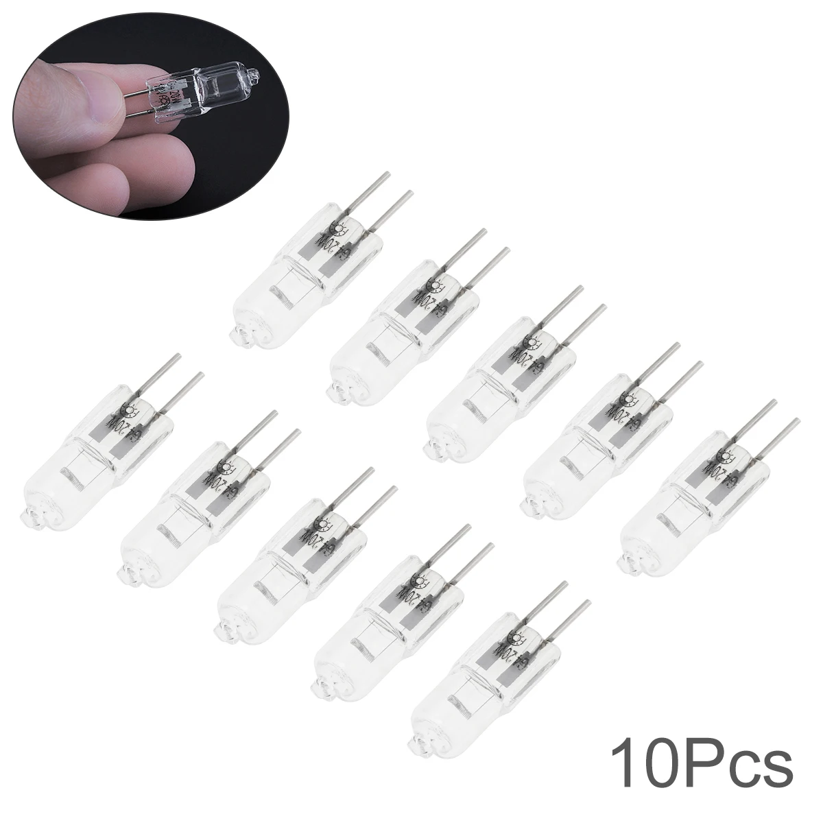 G4 Halogen Light Bulb Indoor Clear JC Type Lamp 10W/20W/35W Bulbs Inserted Beads Crystal | Лампы и освещение
