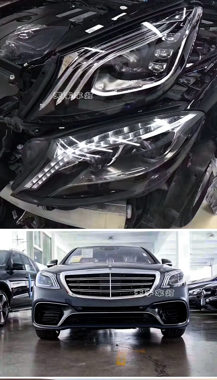 АКД Автомобиль Стайлинг фара для BENZ W222 фары- S350 S400 W223 светодиодный DRL Hid Биксеноновые автомобильные аксессуары