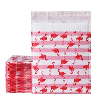 

10PCS Flamingo Color Poly Bubble Mailer Padded Envelopes Self Seal Mailing Bag Bubble Envelope Shipping Envelopes 250x300mm