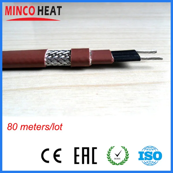 Roof Ice Melt Cable Pipe Defrost Self Regulating Electric Heat Tracing