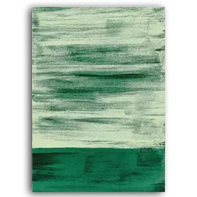 Абстрактные зеленые акварельные плакаты, принты на холсте, роспись стен, художественные картины в стиле поп для гостиной, домашнего офиса, Декор - Цвет: Черный