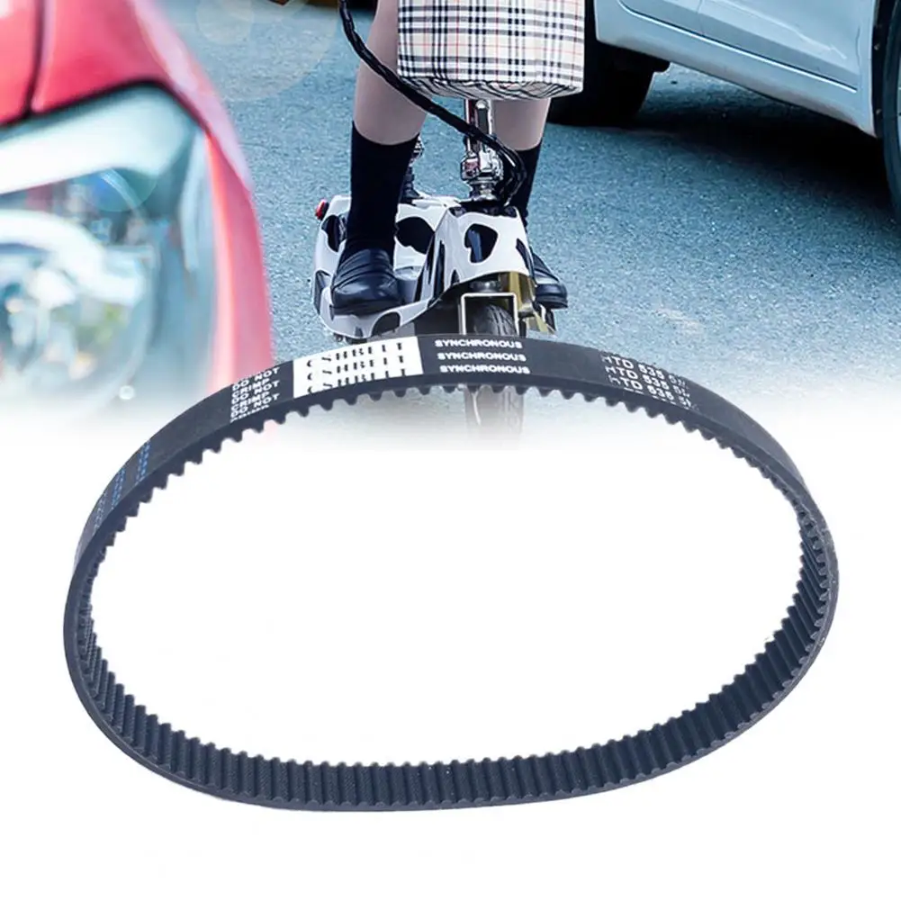 Tensile Black Small Electric Timing Belt for Scooters 5M-535-15 | Спорт и развлечения