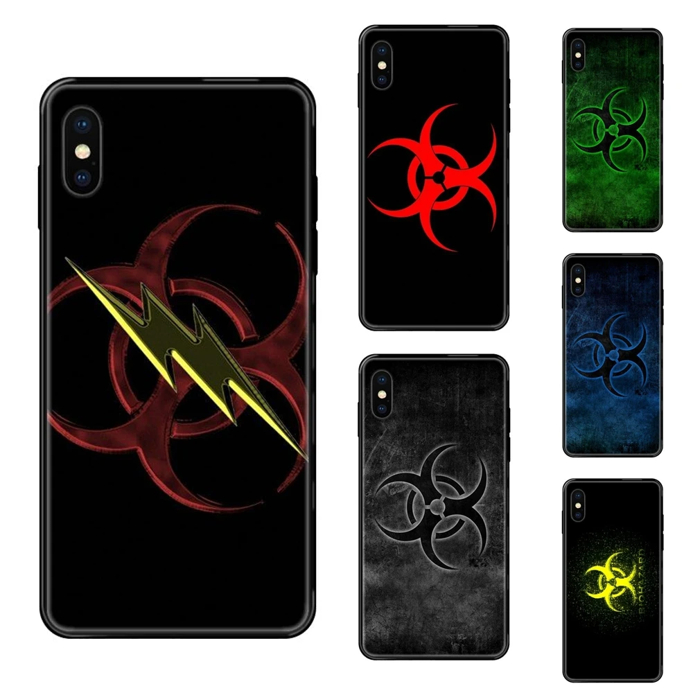 Черный мягкий ТПУ Модный Оригинальный Лучший биоаварийный логотип для Redmi 3S 4X 4A 5