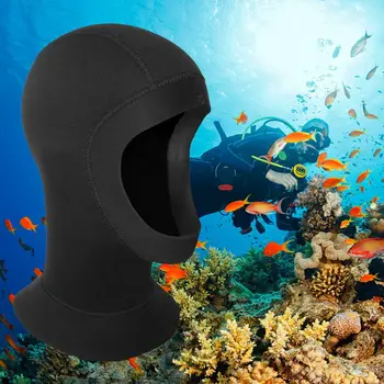 Scuba Diving Hood 5mm Neoprene Diving Cap Hoods Dive Sports Cap Waterproof Warm Hat Snorkeling Wetsuit Helmet 1