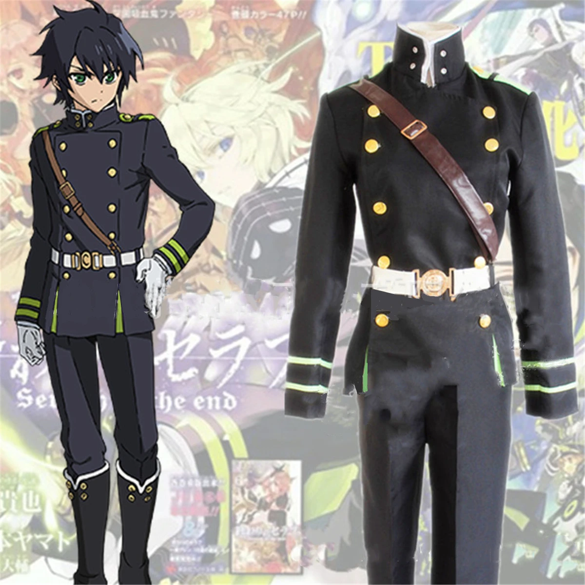 Anime Seraph Yuuichirou Hyakuya Vampir Pemerintahan Halloween Cosplay Kostum Seragam Owari No Seraph Untuk Orang Dewasa Pria Anime Costumes Aliexpress