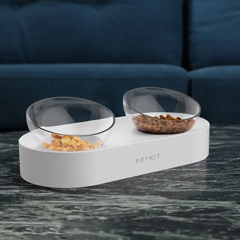 Миски для домашних животных Xiaomi PETKIT миски для кормления регулируемые двойные миски для кормления чашка для воды для щенков товары для домашних питомцев, игрушка для собак поилки для кошек