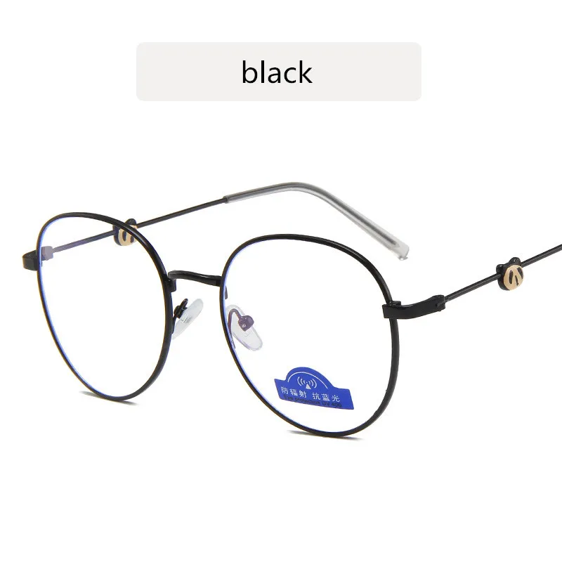 LUKOKO анти-голубые легкие очки компьютерные игровые очки для мужчин и женщин Блокатор блокирующий очки лучи очки с держателем линз para computadora - Цвет оправы: black