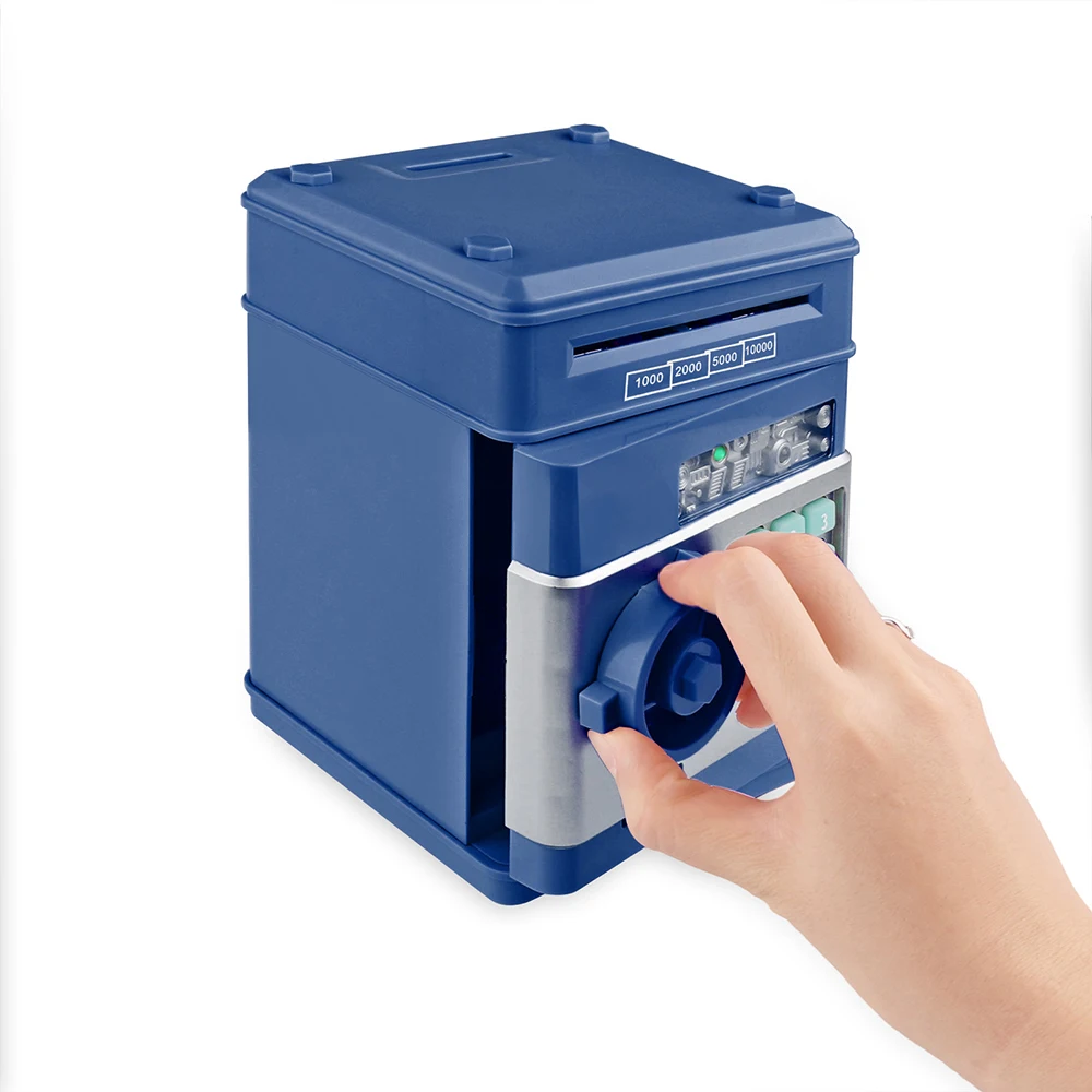 Электронная Копилка ATM пароль денежный ящик наличных денег монеты экономия