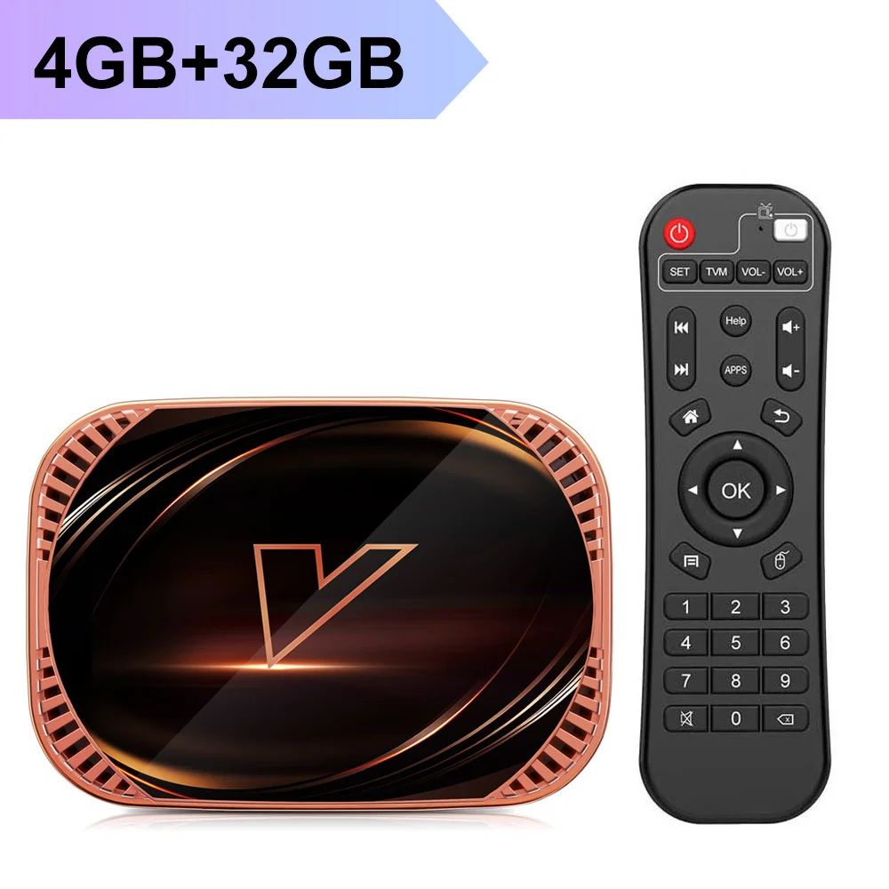 VONTAR X4 Amlogic S905X4 Smart TV Box Android 11 4 ГБ 128 ГБ 32 ГБ 64 ГБ Wifi BT AV1 Медіаплеєр TVBOX 4K 1000M Set top box