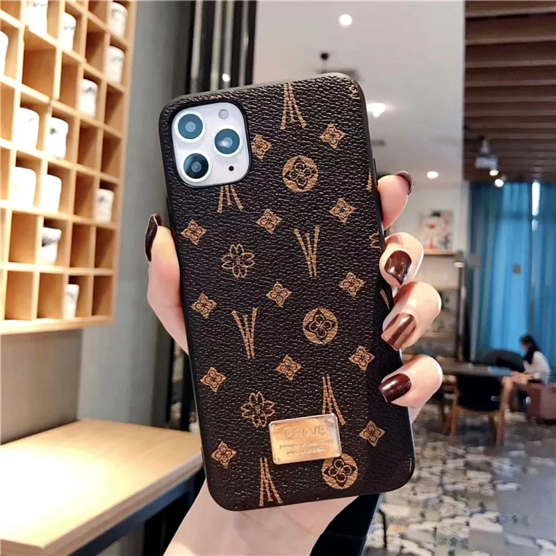 MIKE KLARKE MK.81 Luxury Geometric PU Leather Case For iphone 12 Mini 11 Pro Max Case X 6 7 8 Plus XR Xs Max Vintage Cover (9)