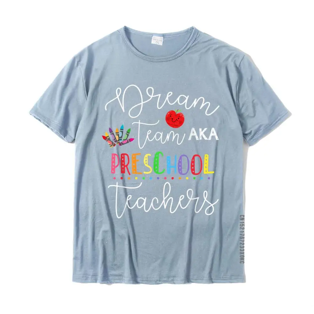 Tops T Shirt Printed On NEW YEAR DAY 2021 Hot Sale Funny Short Sleeve Pure Cotton Crew Neck Mens Top T-shirts Funny Tshirts Dream team Preschool Quote Funny Teachers Back to School T-Shirt__MZ20566 light
