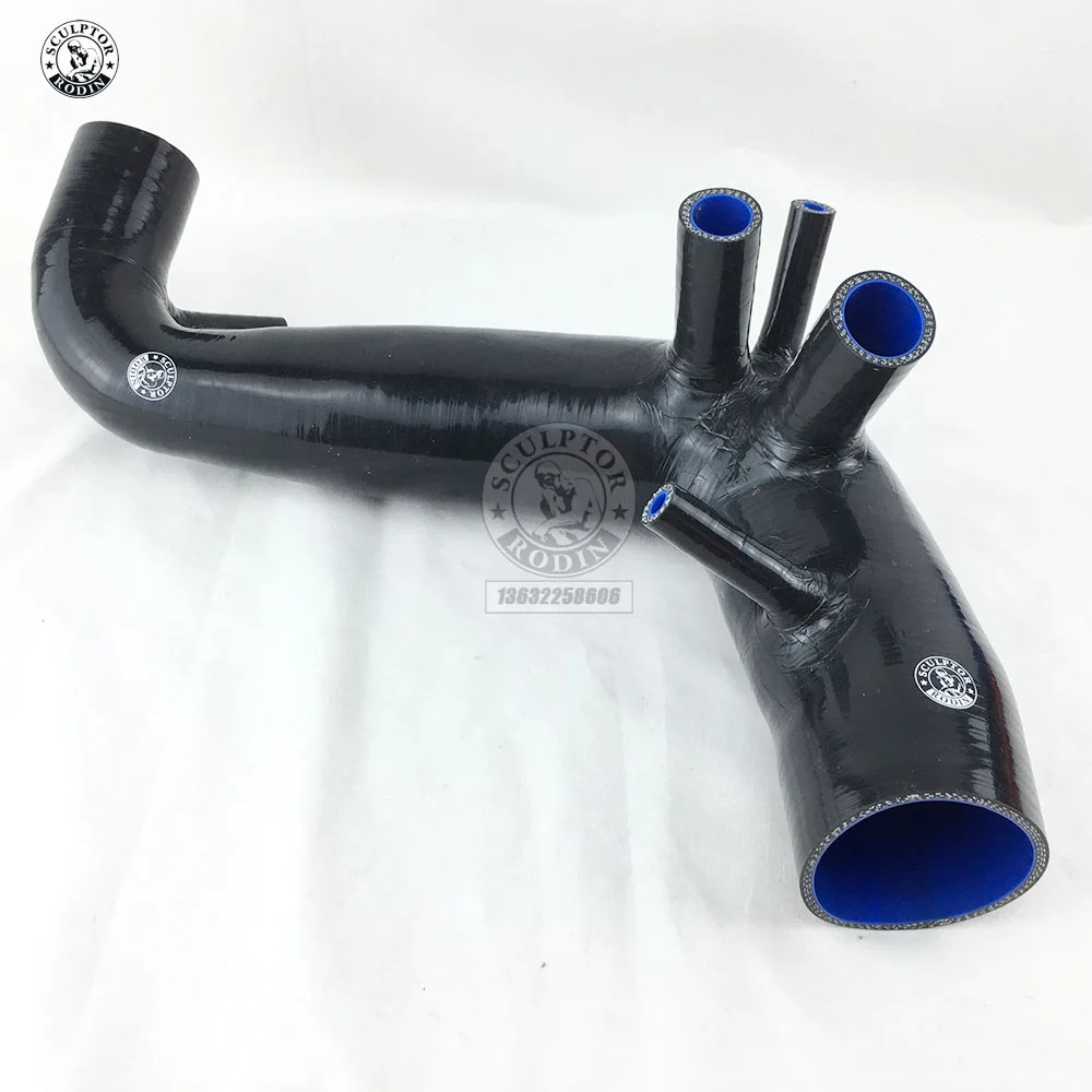 Комплект силиконовых впускных шлангов для V W Polo 1,8 T GT I 9N Ibiza FR MK4 Cupra(1 шт.) красный/синий/черный