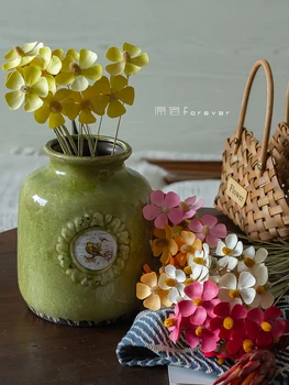 

10pcs Natural Plant Fruit Shell Handmade Violet Dried Flower Bouquet Flower Arrangement Matching Home Decoration Fresh Photo