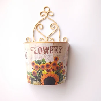 

New Home Wall Hanging Planting Flower Pot Plastic Plant Baskets Hanging Flower Holder Garden Accessory Home Decor Dropshipping