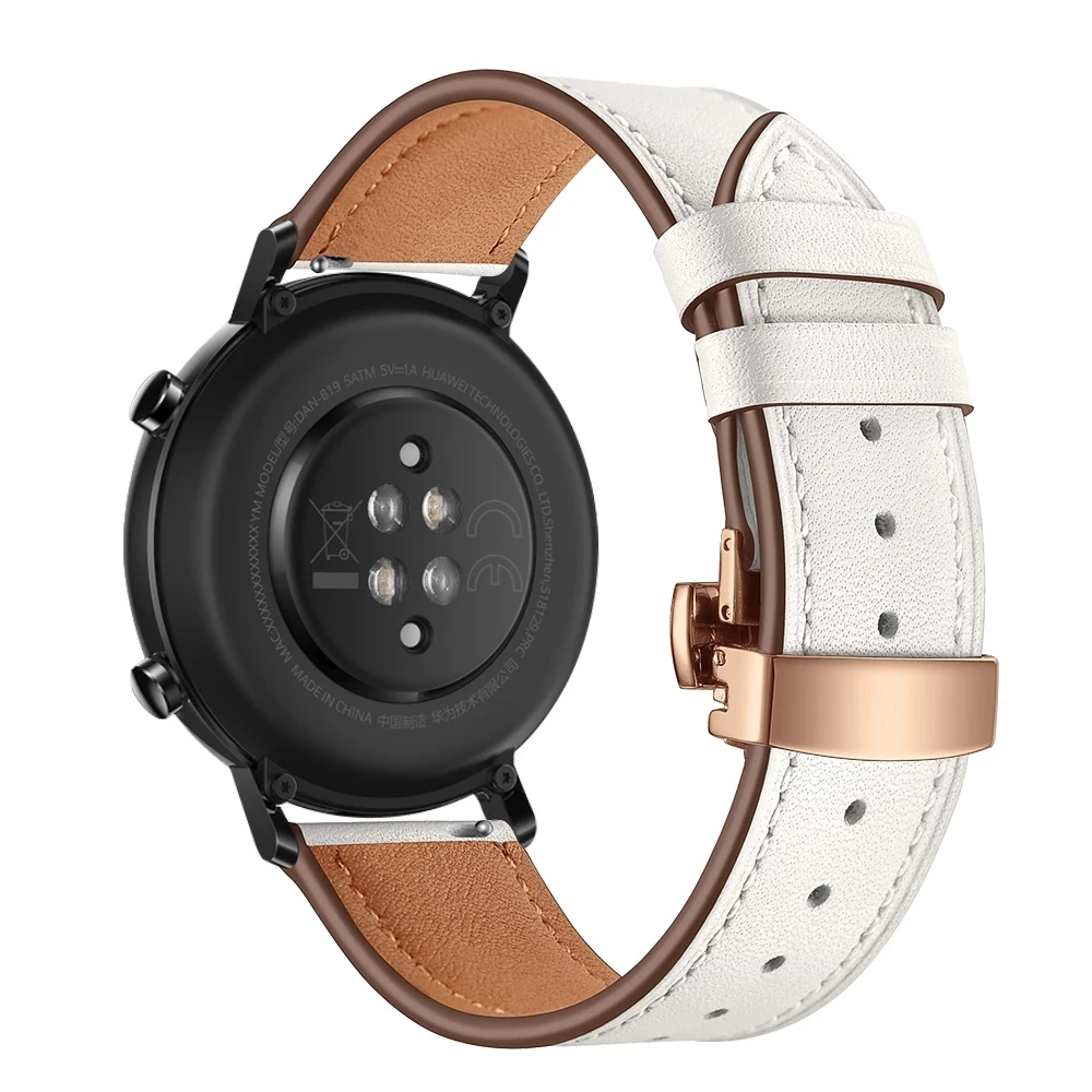Итальянский кожаный ремешок для Fossil Gen 4 Q Venture HR / 3 Smartwatch 18 мм браслет LG watch style