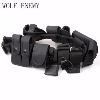 

Multifunctional Security Belts Tactical Military Training Polices Guard Utility Kit Duty Hunting Accessories with Pouch Set